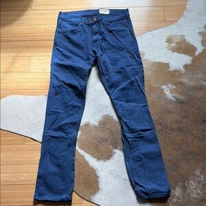 Wrangler Men's Navy Slim Straight Jeans 30x32